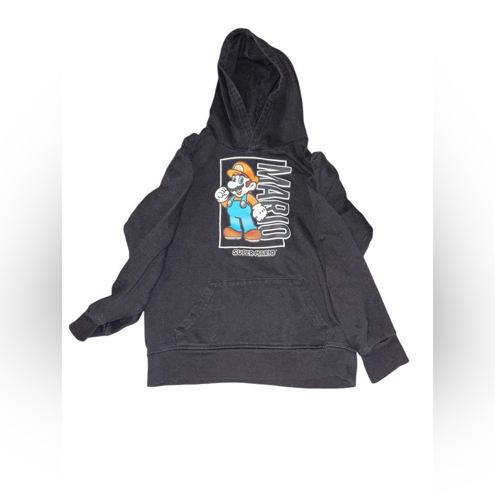 🌺Nintendo Black Mario Hoodie